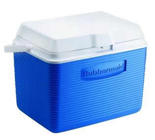 COOLER CHEST ICE PACIFIC BLUE RUBBERMAID 24QT - Cooler